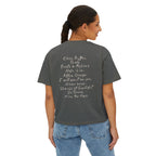Tree with Exposed Roots Tee | Illustrated nature art, lyric back print