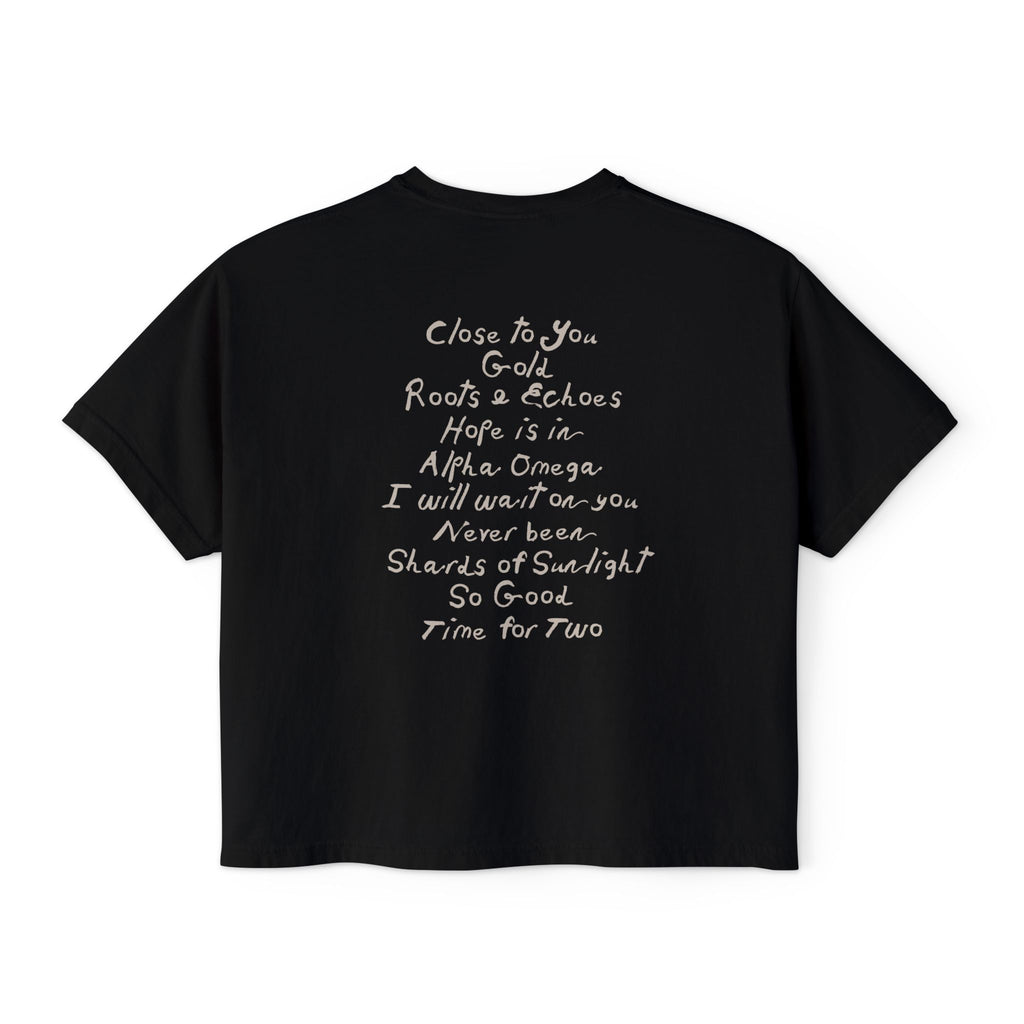 Tree with Exposed Roots Tee | Illustrated nature art, lyric back print