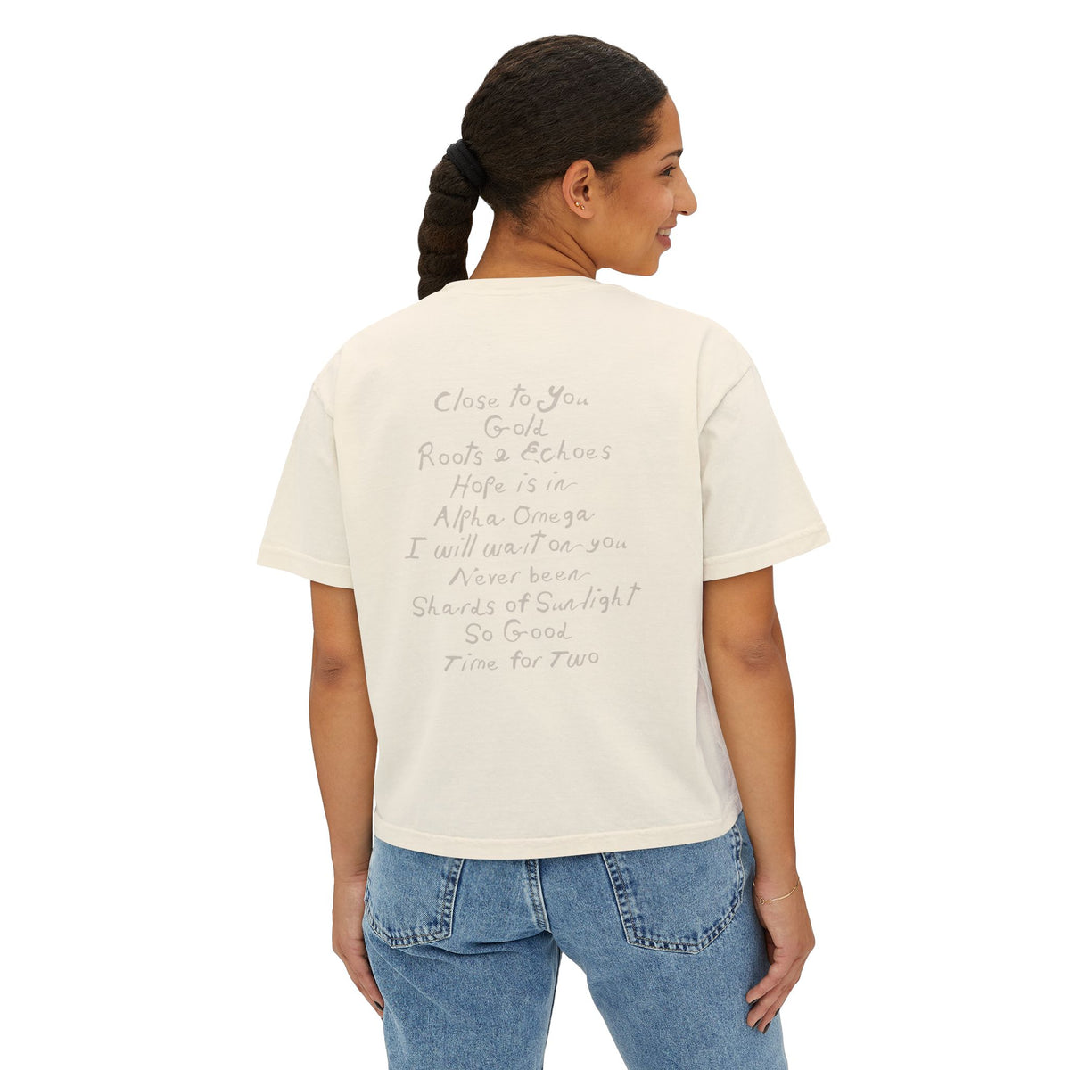 Tree with Exposed Roots Tee | Illustrated nature art, lyric back print