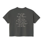 Tree with Exposed Roots Tee | Illustrated nature art, lyric back print
