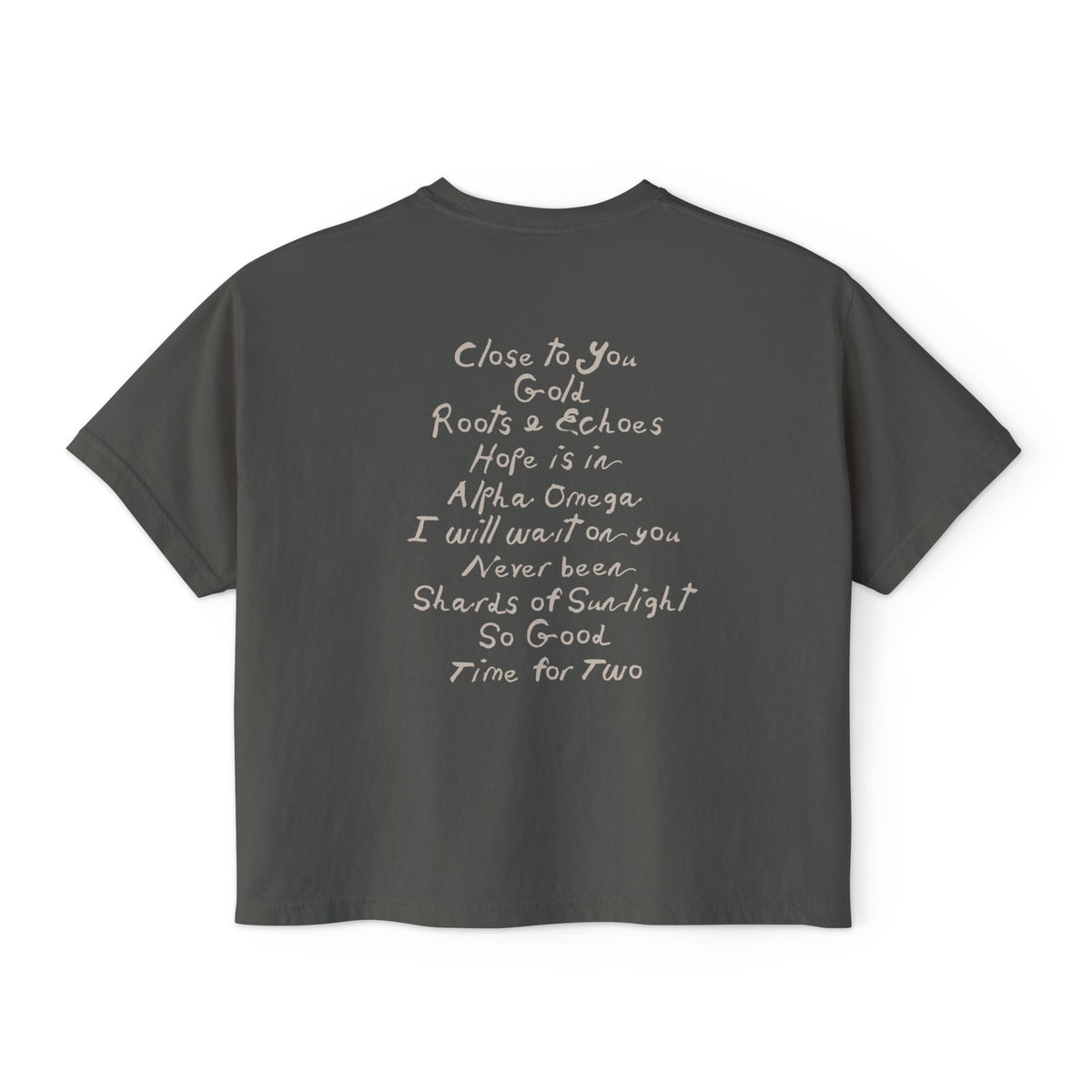 Tree with Exposed Roots Tee | Illustrated nature art, lyric back print